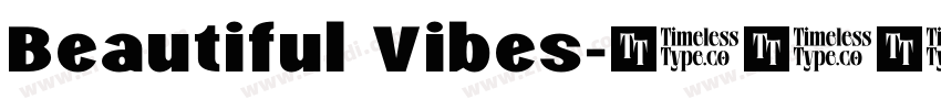 Beautiful Vibes字体转换